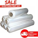 CLEAR PALLET WRAP STRETCH-SHRINK CAST PARCEL PACKING CLING FILM LONG STRONG