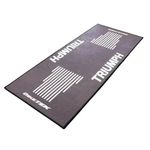 TRIUMPH BIKE TEK MOTORCYCLE MOTORBIKE ENTRANCE  DOOR MAT RUG RED WHITE 90X60CM