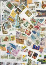 World Kiloware Mixed / Unsorted Stamps On Paper - 100g