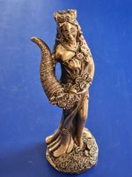 Fortuna Goddess StatureTyche Ancient Greek Mythology Bronzed Sculpture