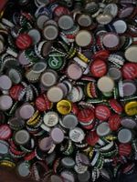 Used Bottle Caps X500 mixed unsorted some dented