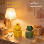 Key Button Frog Duck Croaking Fidget Toy Fidget Keychain Adult