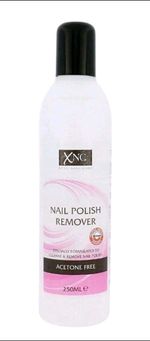 XNC NAIL POLISH REMOVER Acetone Free Varnish Quick Easy 250ml NEW FREE P&P