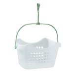 JVL Peg Basket with Handle – Holds 100 Clothes Pegs, Laundry Storage