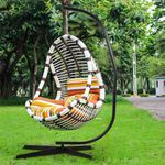 Premium Large Hanging Egg Chair Hammock Stand Relaxing Support Hook 300lbs Stand