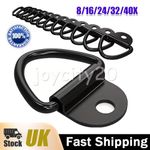 Lashing Rings Hook Tie Down Ring Load Anchor Trailers Forged Vans Truck Car UK