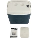 GlamHaus Cooler Box Insulated Food Drink Camping Beach Picnic Travel 1 Ice Pack