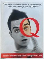 ROBBIE WILLIAMS - Q 2000 Full page UK magazine ad