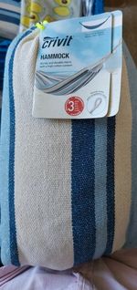 Crivit hammocks x 2 blue & white stripes brand new with tags