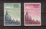 (ST0069) Vatican 1958 Airs C33-4 ( green/pink) .