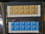 GB QEII Pricing in Proportion. 1st Large x10. 2nd Large x10 Ordinary gum. MNH
