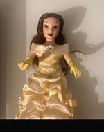 Belle Porcelain Disney Collectors Doll & Magazine