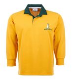 AUSTRALIA  Rugby Shirt Retro Classic Traditional Top All Sizes S - 5XL