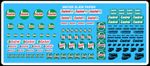 Decals Decals CASTROL RACING 1/43 1/32 1/24 Car Water slide gasoline decal
