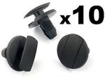 10x Citroen Wheel Arch Lining, Splashguard & Bumper Plastic Trim Clips Rivets