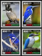 KINGFISHERS Birds/Bird MNH 4v-Stamp Set #1013 (2020 Guinea-Bissau)
