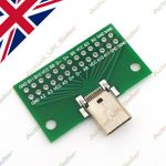 🇬🇧USB-C full 24-pin breakout board, adapter, pin header converter module, USBC