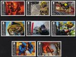 Gibraltar Fire & Rescue (Firefighters / Firemen) MNH Stamp Set (2015 Gibraltar)