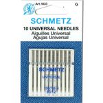 Schmetz, 80/12 10 pack Universal (Regular) Sewing Machine Needles