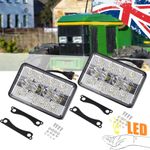 RE56964 LED Conversion Headlights For John Deere 6200 6210 6400 6410 7600 4710