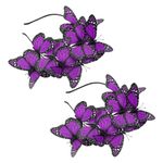 Reusable Violet Butterfly Headband for Women and Girls Stylish Hair Accessory