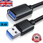 USB 3.0 Extension Cable SuperSpeed Fast Lead Male to Female 0.5 1m 2m 3m and 5m