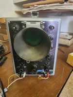 Vintage Philips GM5659 Oscilloscope CRT Tube Industrial Science Decor 1950s RARE