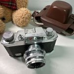 Halina 35X Camera Anastigmat 1:3.5 F=45mm Lens & Case - Untested