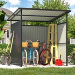 1.82 x 1.82 Gazebo Outdoor Pergola for Patio, Small Lean to Hardtop Grill Gazebo
