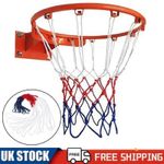 1 x Replacement Basketball Nets All Weather Outdoor Net 12 Hoop Standard Ring