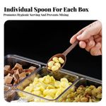 Multicompartment Topping Station Keeps Food crisp Condiment Holder for Buffet