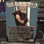 MTG FIN *Non-Foil Cloud, Midgar Mercenary (Borderless) 375 M NM FINAL FANTASY