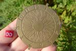 d) For Antique Lantern Clock 30 hour Longcase Hook&Spike ALARM DISC alarum disk