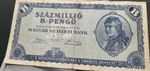 🫵🏽 100 Quintillion Pengo Banknote 1946 Historic Note Hungarian Currency💰
