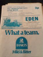 Worcester City ,v Barnet (S L P )   1973/74