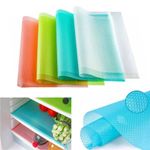 4x Waterproof Washable Shelf Fridge Liner Sheets Mats Drawer Kitchen Cabinet Pad