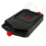 Bike It 8 Litre Oil Drain Can Motorcycle Scooter Collection Pan Drain Plugs