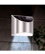 2pcs Solar Wall Lights Up & Down Waterproof Outdoor Garden Fence Lamp Yard Decor
