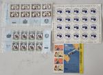 Lot of 4 Stamp Sheets: 1982 Nauru Royal Visit & 1984 AUSIPEX Exhibition