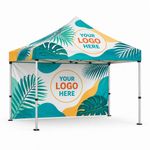 3m x 3m Printed Gazebo + Back Wall | Package 2