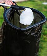 Hillbrush Everyday Litter Picking Bag Hoop (Black) - 100% Recycled Plastic