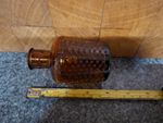 Victorian Brown NTBT Lysol Bottle Vintage Antique c1910s