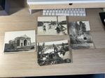 INTERESTING COLLECTION OF 4 x WW1 PHOTOS. SHOWS BATTLEFIELD & RUINS SCENES. LOOK