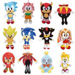 NEU Sonic the Hedgehog Plush Tails Knuckles Shadow 12" Stuffed SEGA Licensed Toy