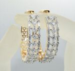 Rose / White /yellow Gold Filled made with Swarovski Crystal Earring or Necklace