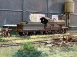 OO gauge locomotive: Scrapyard GWR City Class, heavily rusted. Ref F5