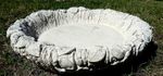Replacement Bird Bath Bowl Top Leaf Stone 38cm Frost Resistant Garden
