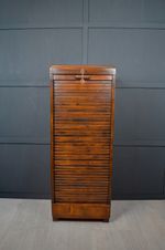 Antique Early 20th century, Mahogany Tambour front cabinet