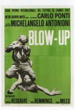 VINTAGE Style "Blow Up"  1966 – Premium Reproduction Postcard– High Art  Print