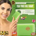 Veloma Soap Antifungal Soap Relief Soap Bar Body Wash for Face Tea Tree Oil